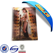 Custom All Kinds of 3D Cover Notebook para regalo promocional